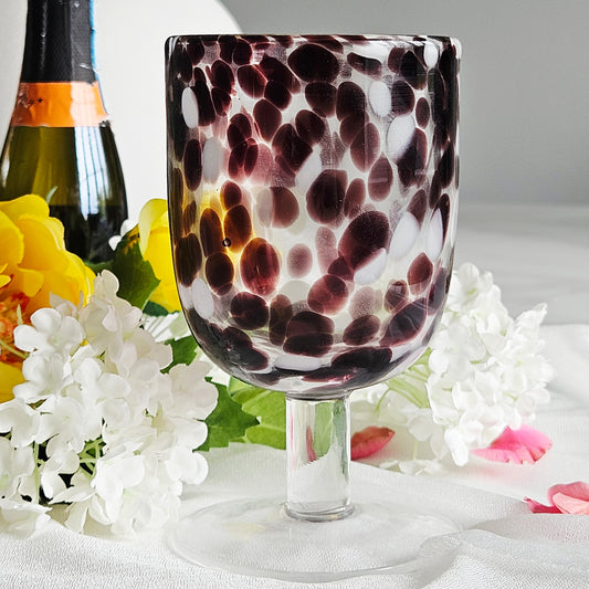 merlot wine red short stem wine glass