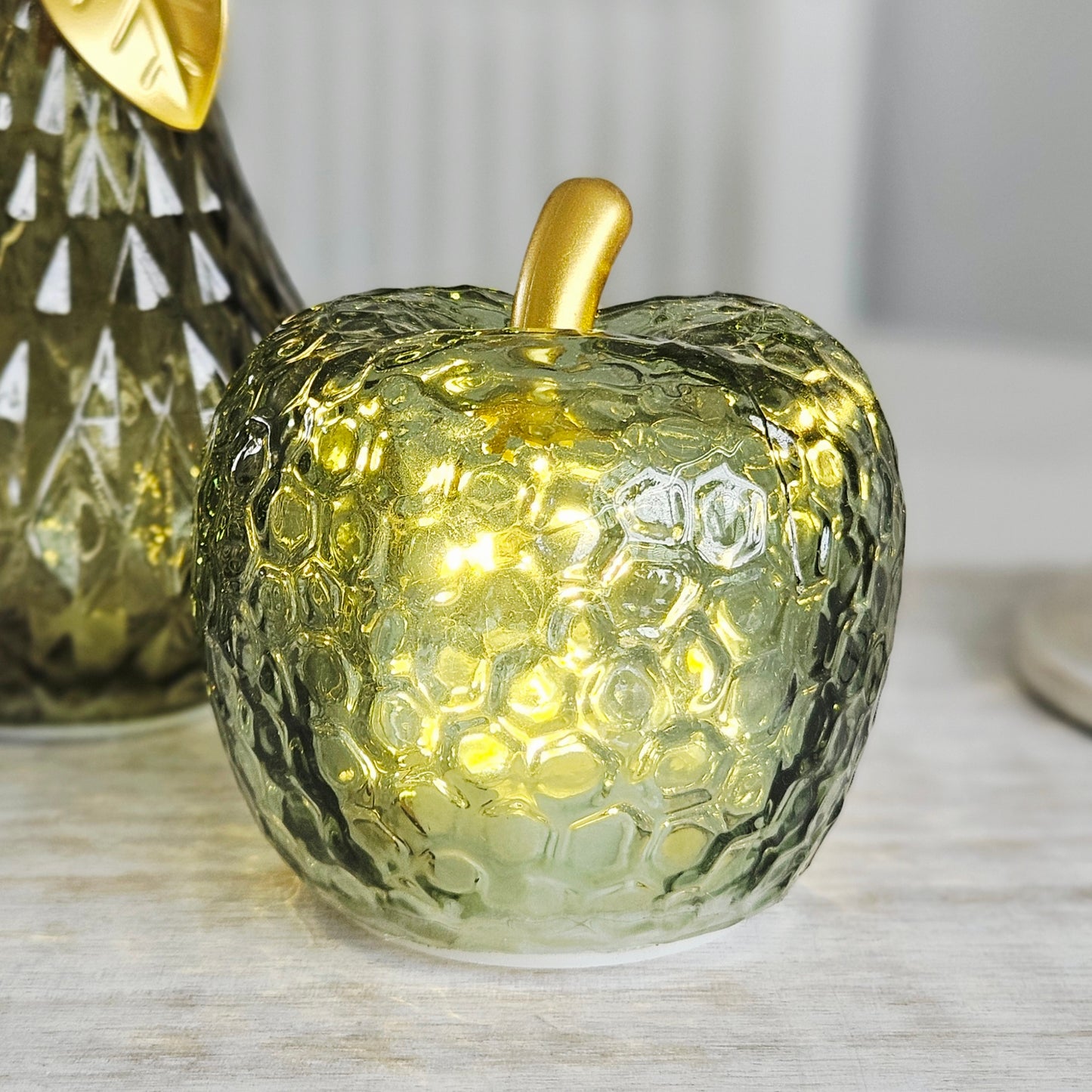 Small Green Apple LED Light - Decorative Decor