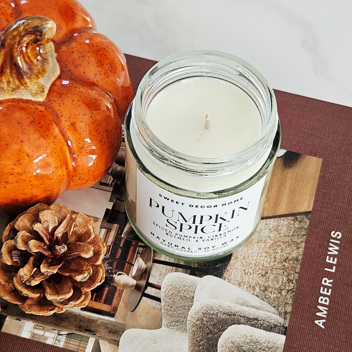 Sweet Decor Pumpkin Spice Candle