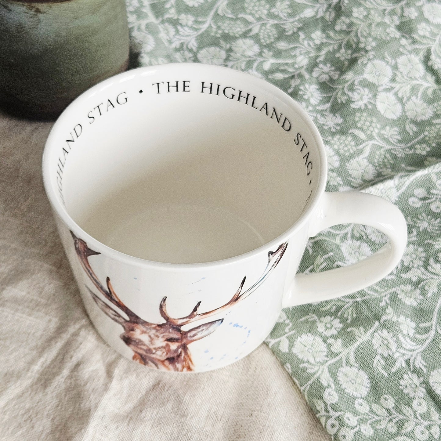 Stag Mug Ceramic