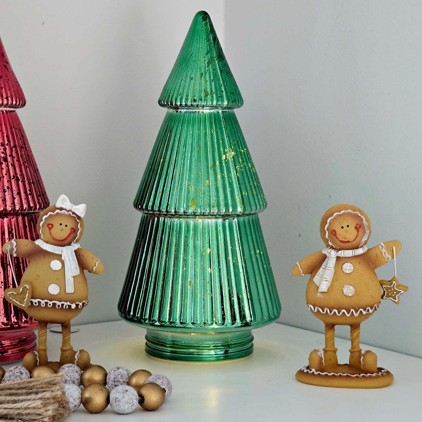 Micro LED Glass Christmas Trees