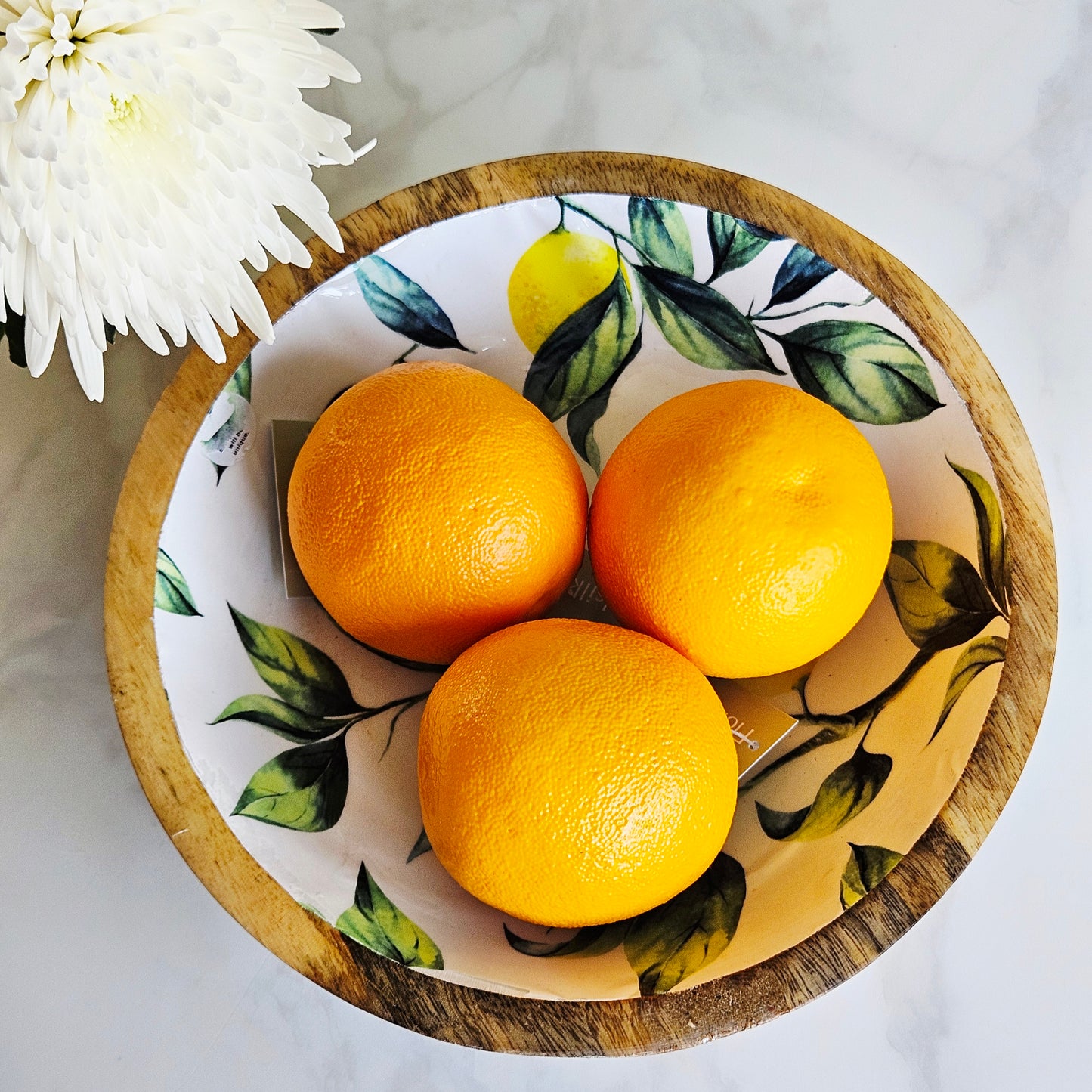 Large Orange Faux Fruit