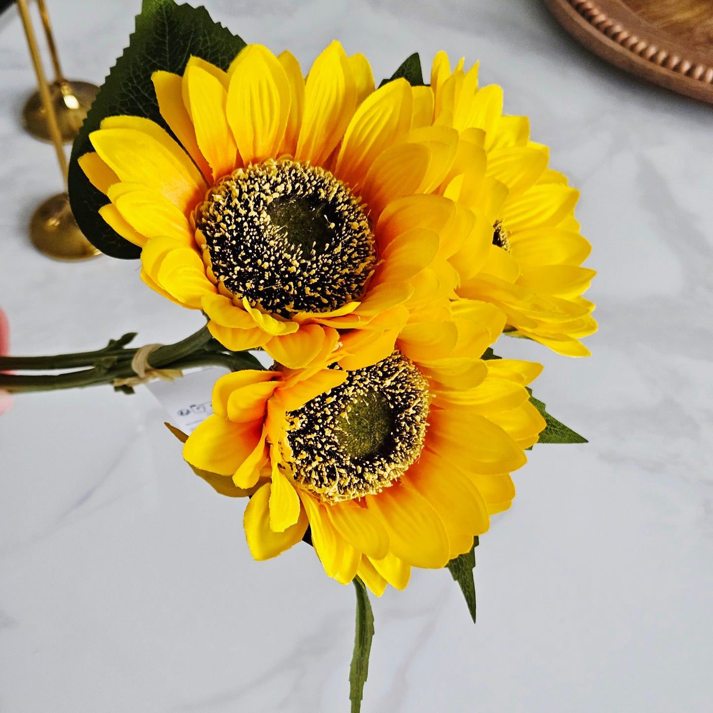 Yellow Sunflower Bundle 42cm