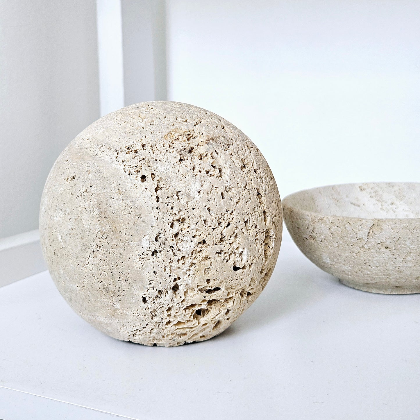Travertine Decorative Sphere