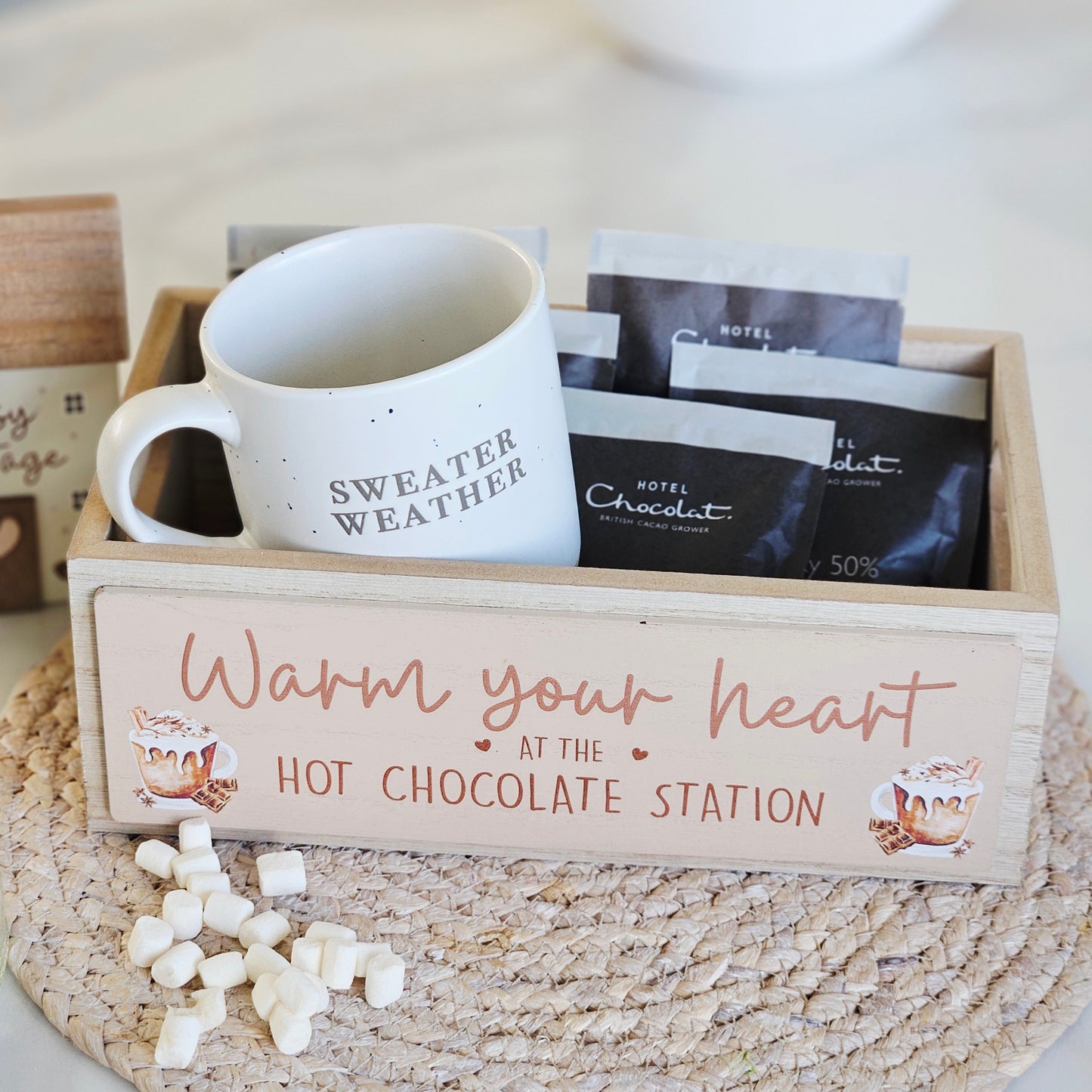 Warm Your Heart Wooden Box