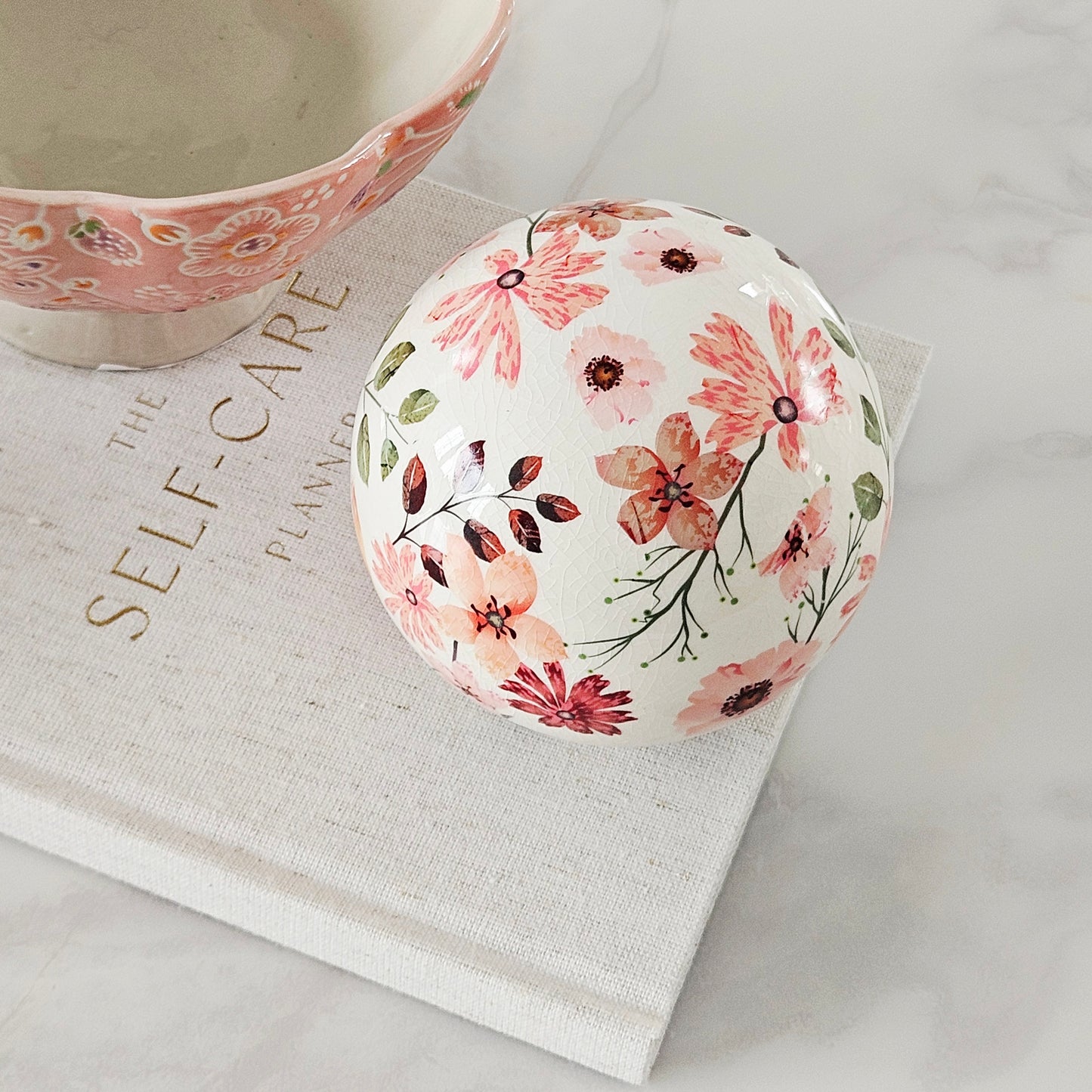 Glazed Flower Deco Ball