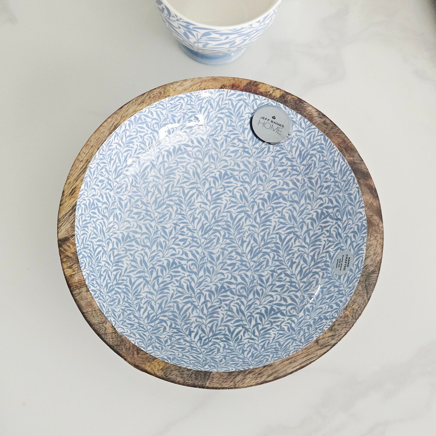 Leafy Trellis Mango Wood Bowl