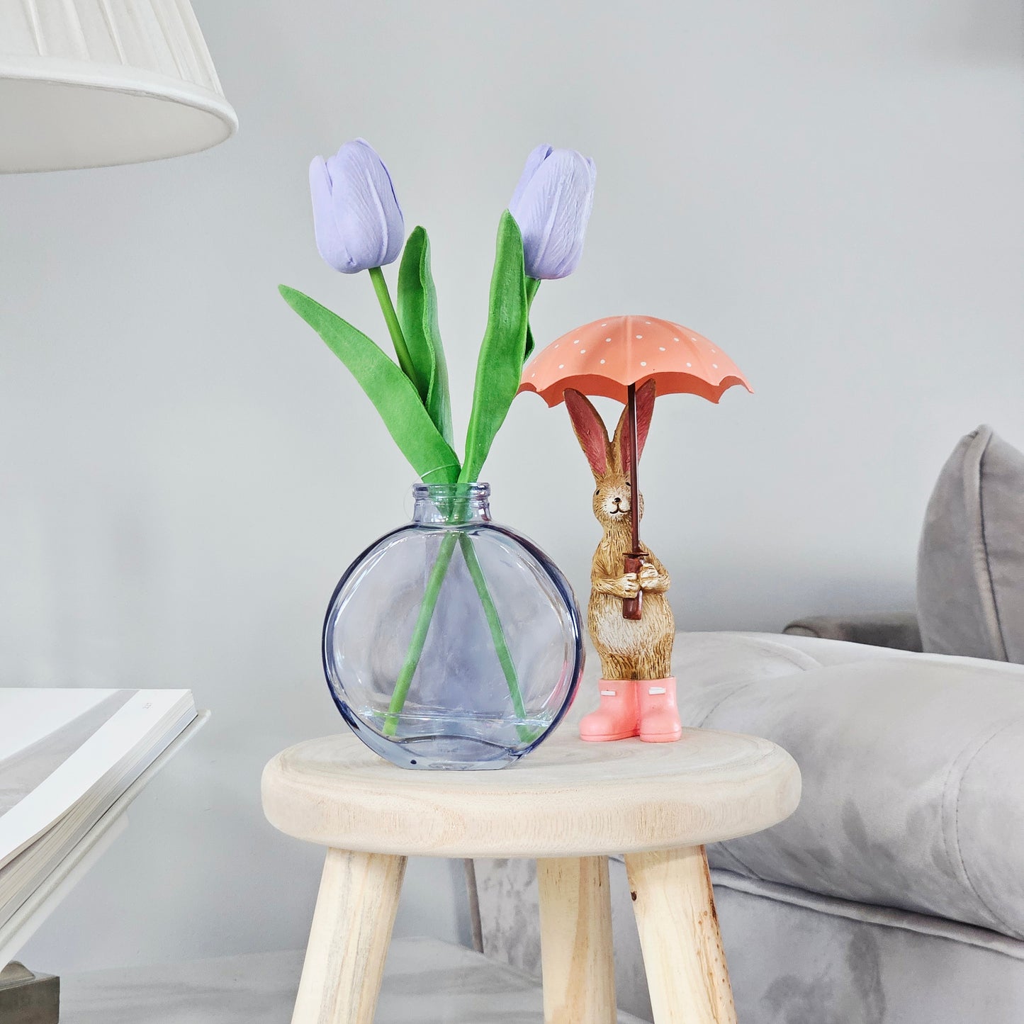 Tulips In Glass Vase Options