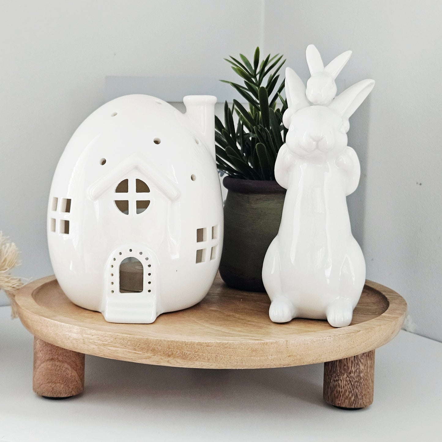 Tea Light Up Egg House