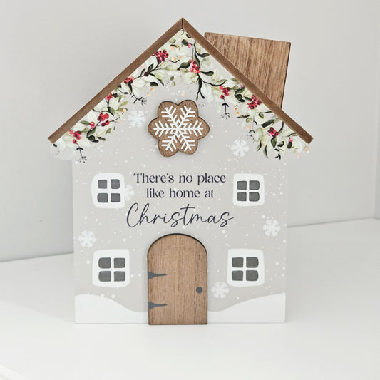 Christmas Cottage Tissue Box