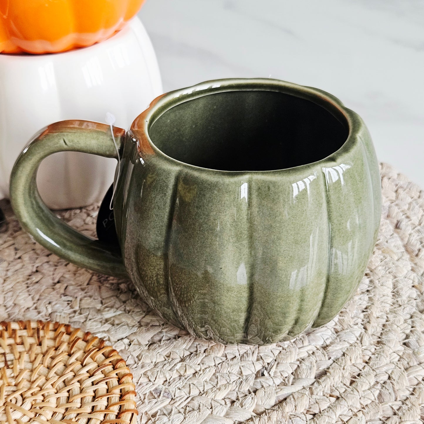 Green Pumpkin Mug