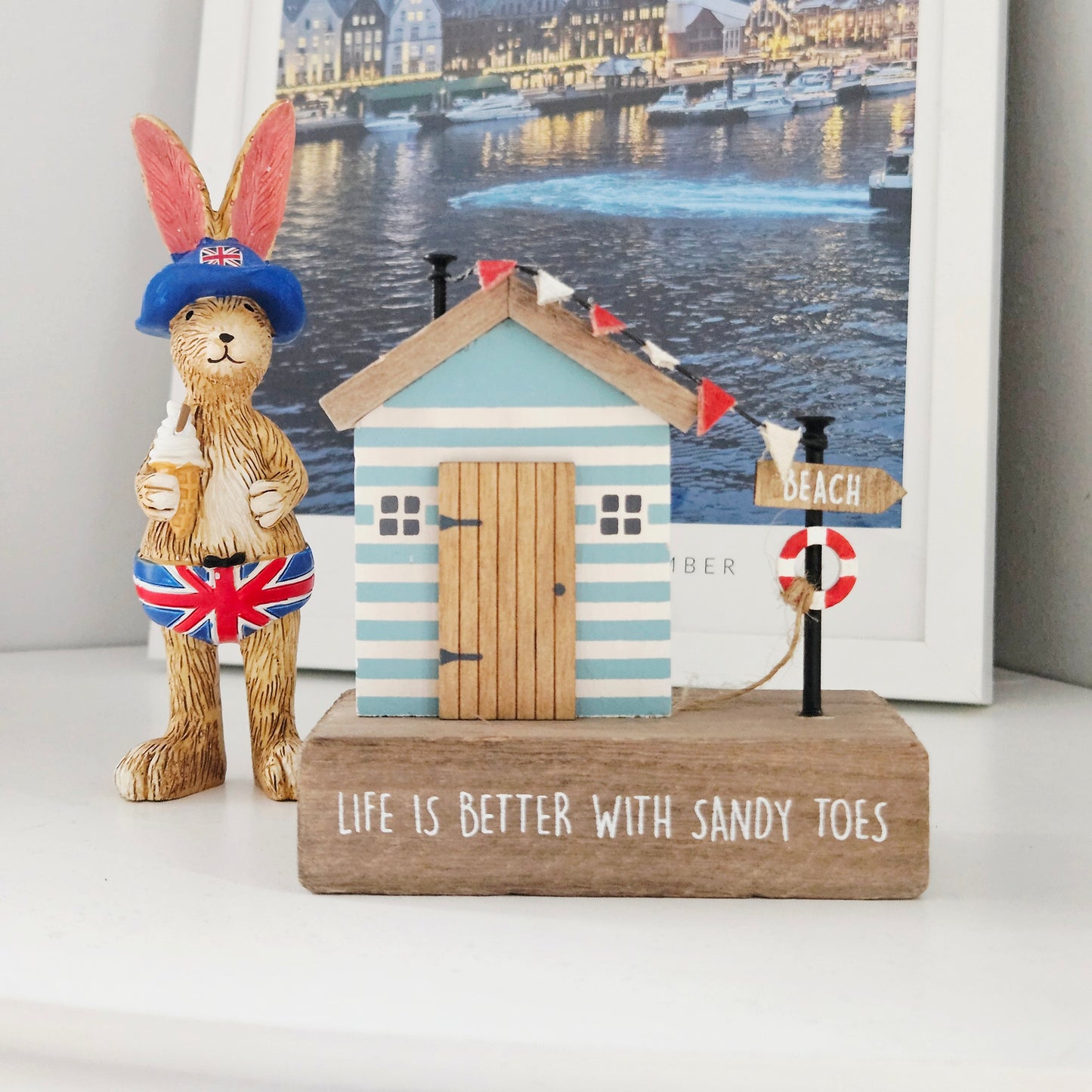 Nautical Wood 3D Beach Houses