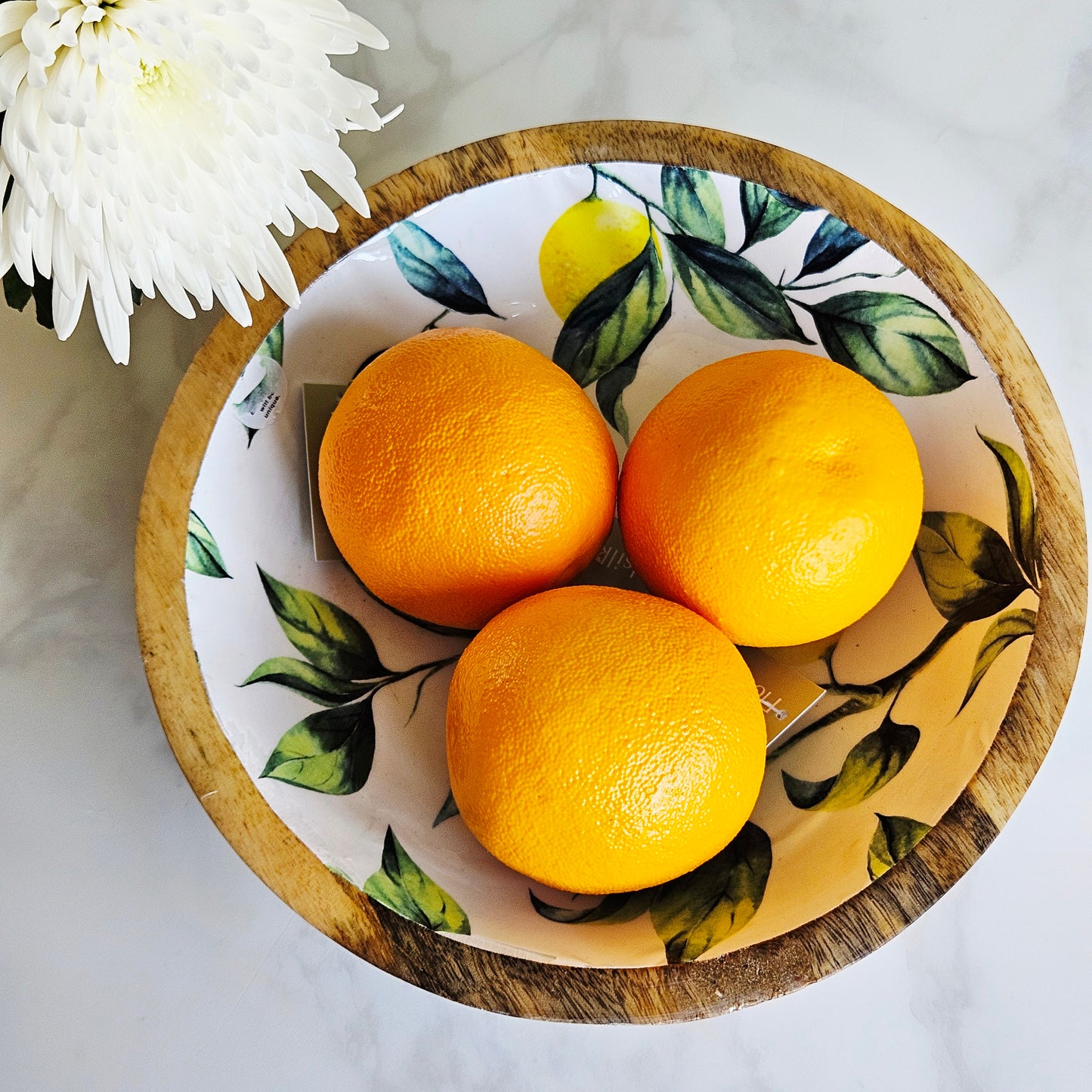 Large Orange Faux Fruit