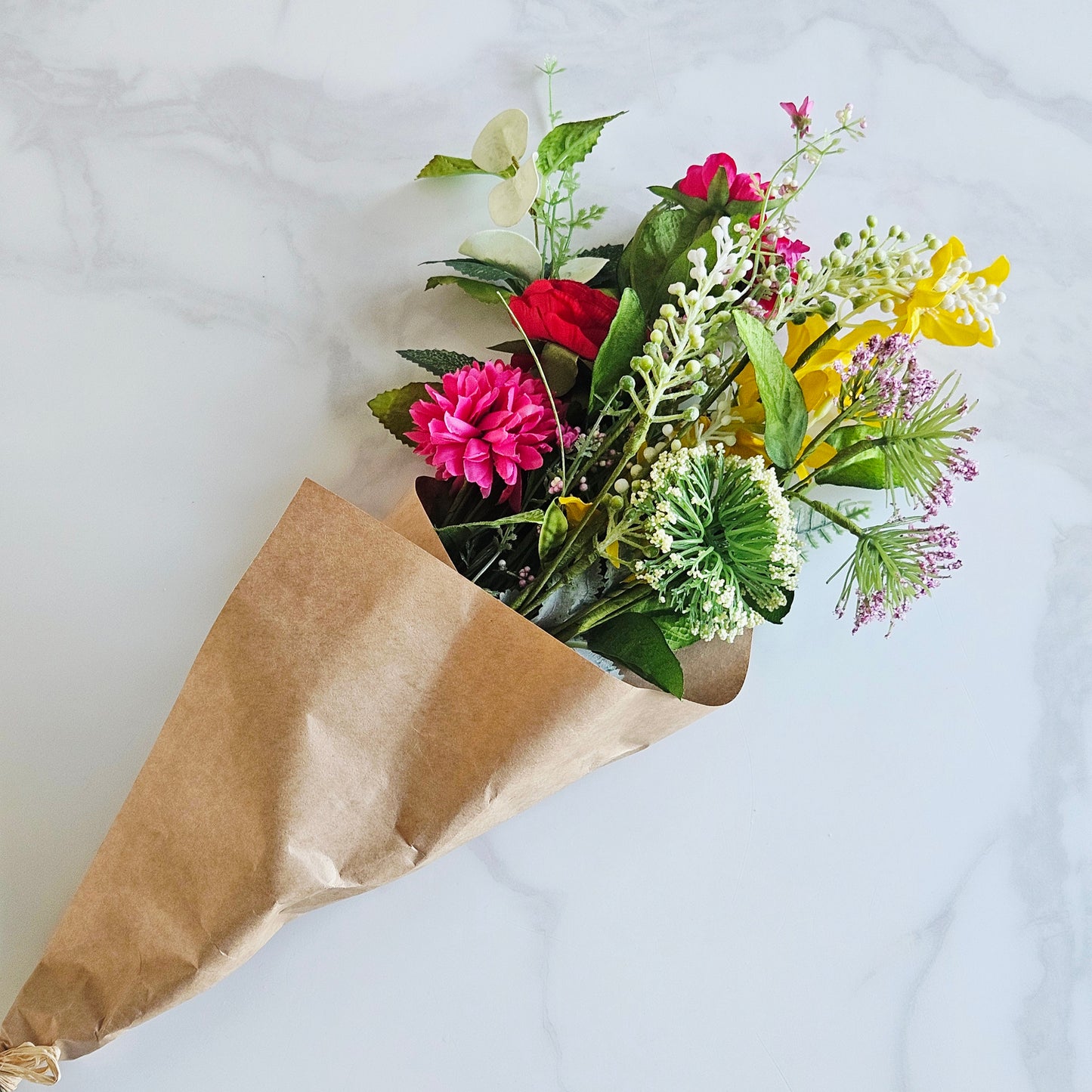 Red Wildflower Bouquet