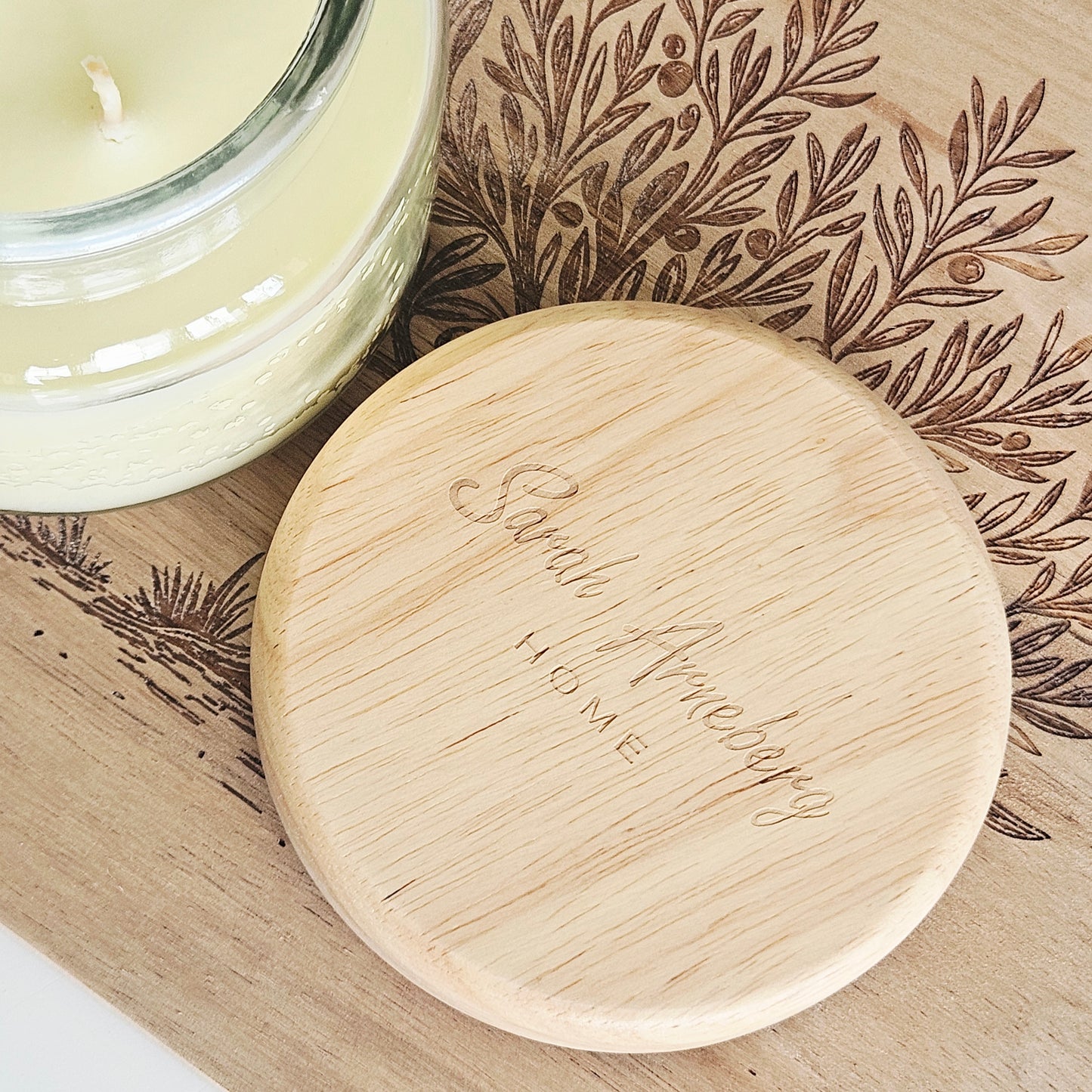 Olive Tree Design Lime Basil & Mandarin Candle