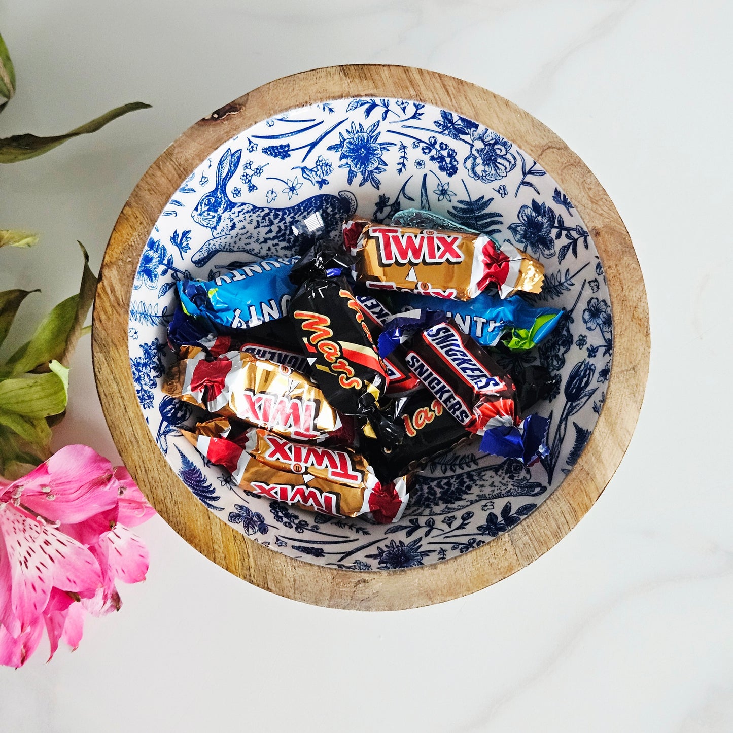 Blue Spring floral Bowl
