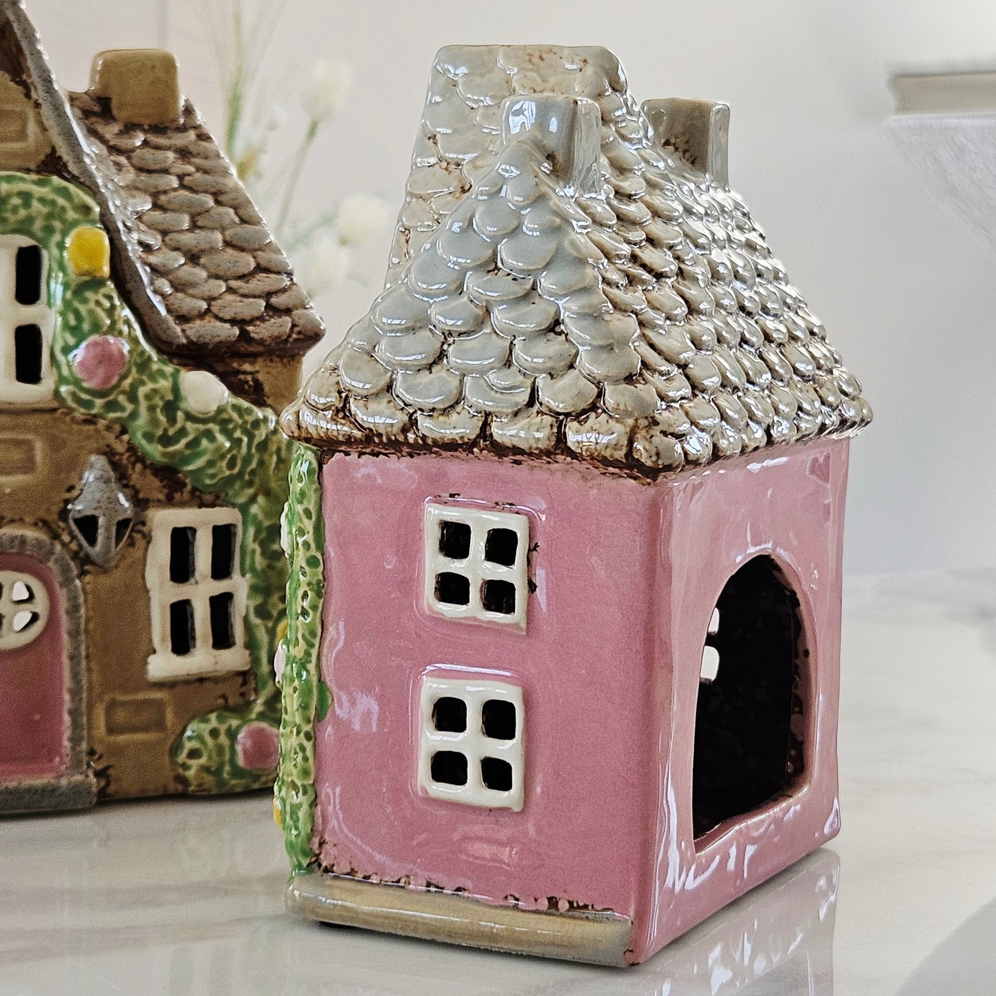 Cottage Garden Rose Tealight Holder