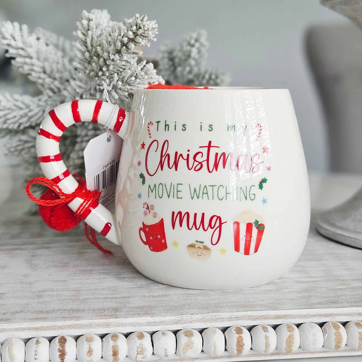 Christmas Movie Watching Mug with Fluffy Socks & Gift Box