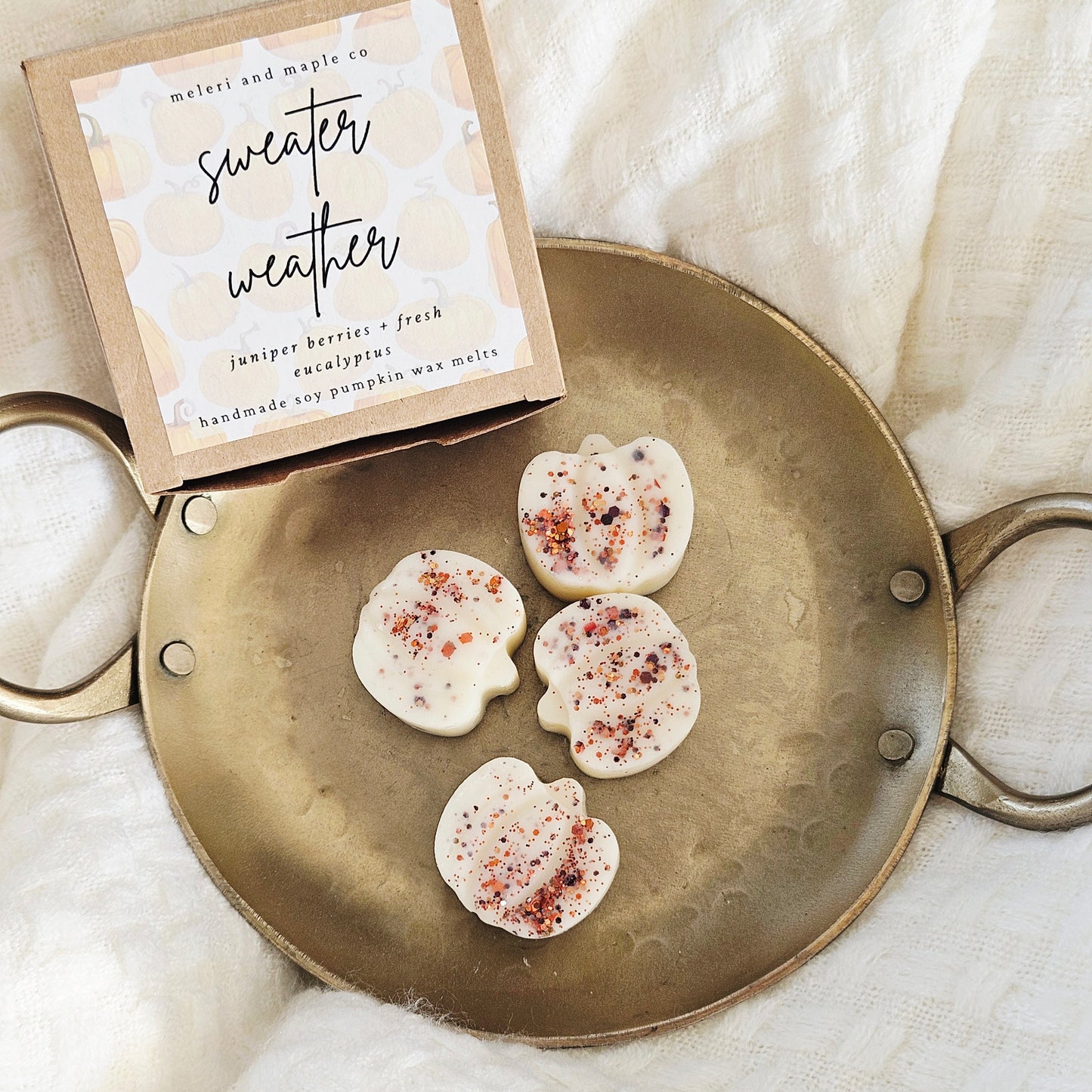 Sweater Weather Pumpkin Patch Soy Wax Melts | Autumn Wax Melts