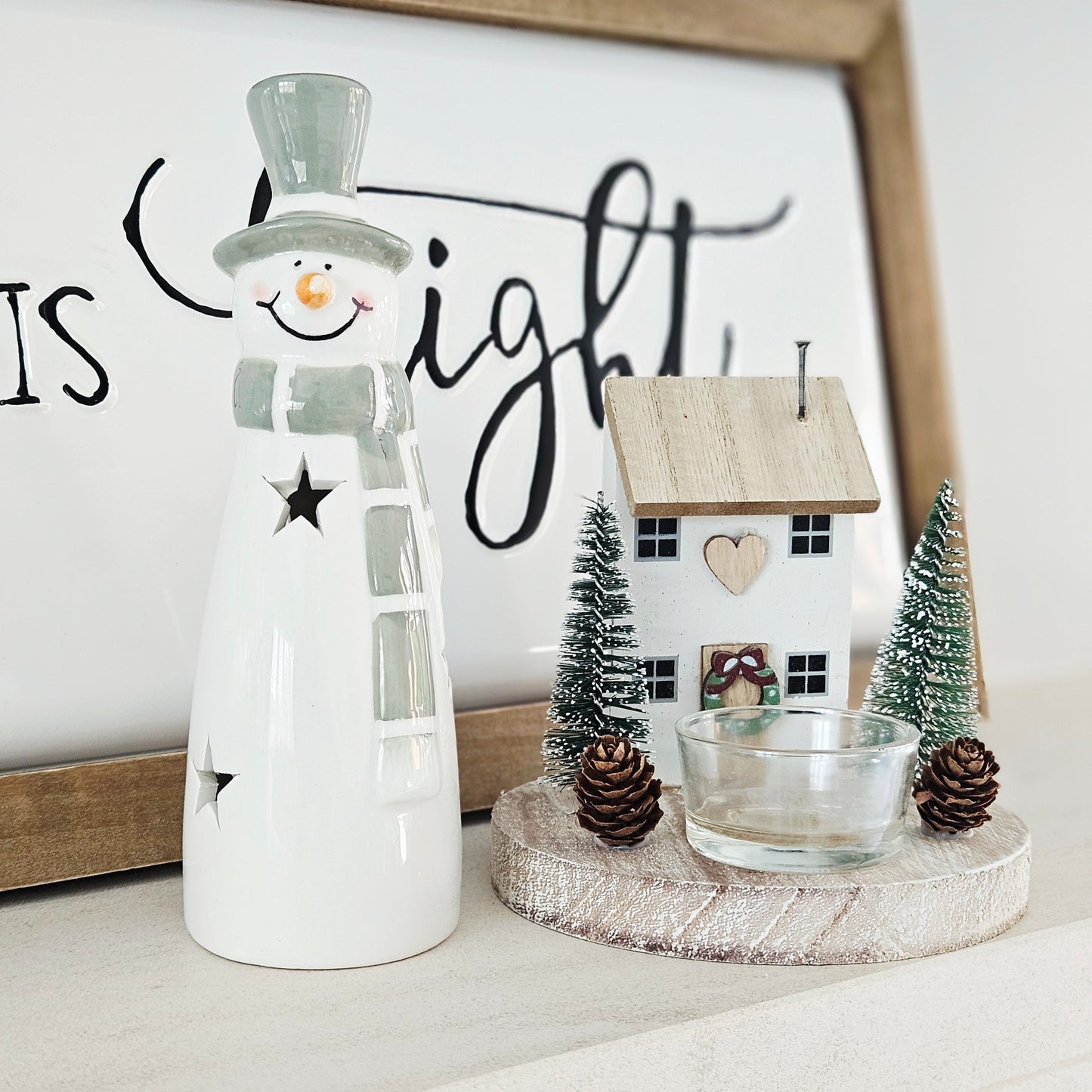 Led Standing Snowman
