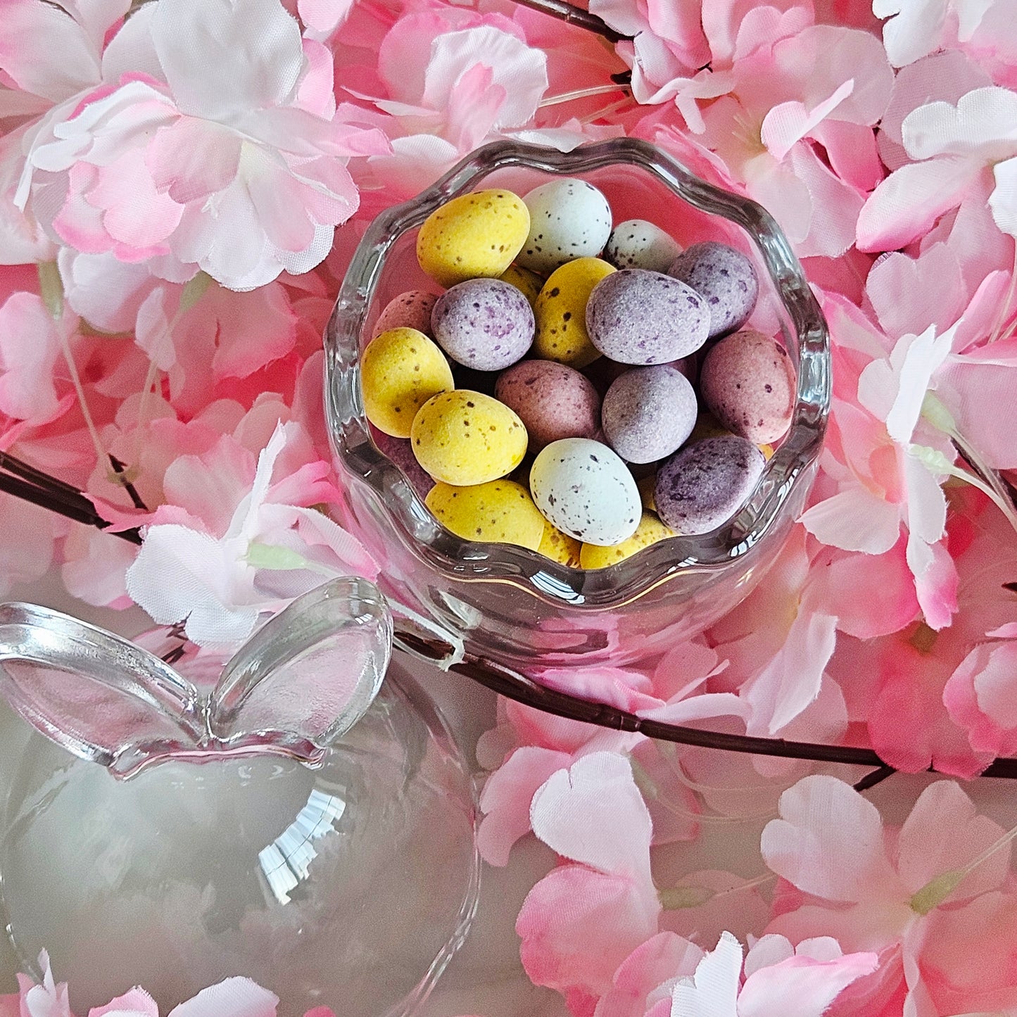 Bunny Ears Glass Pot