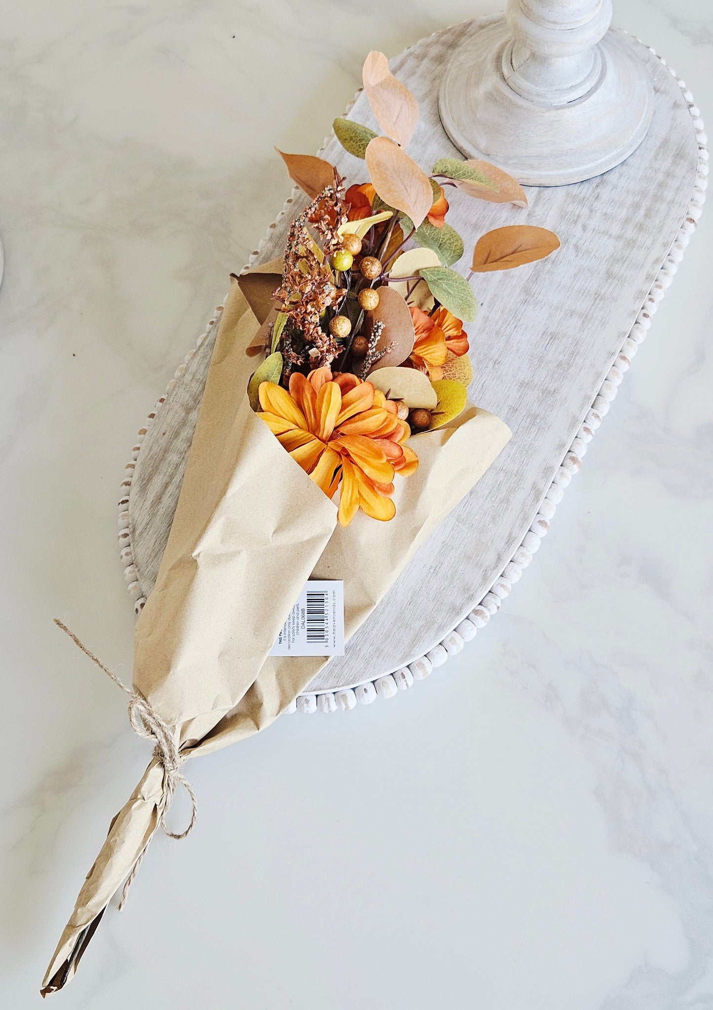 Russet Autumnal Foliage Bouquet | Artificial Autumn Flowers