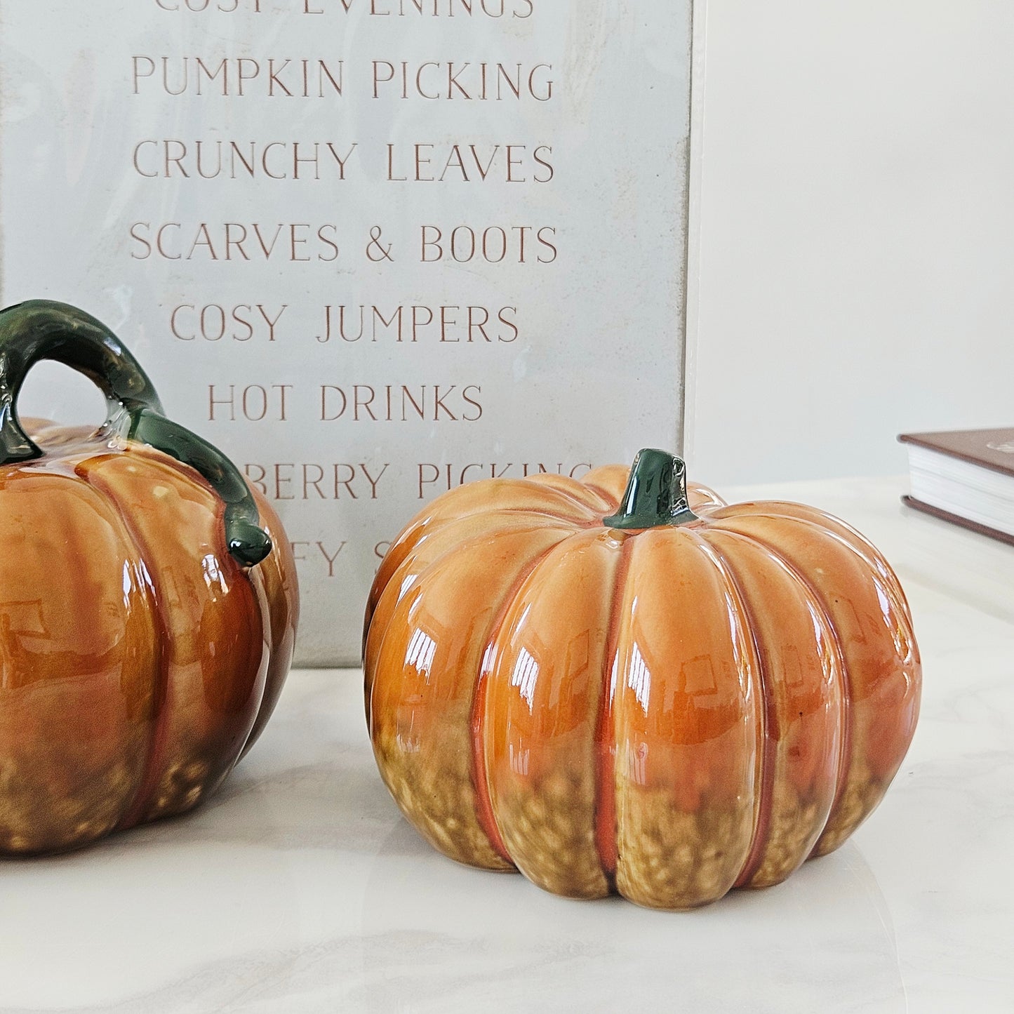 Orange Pumpkin Ornament