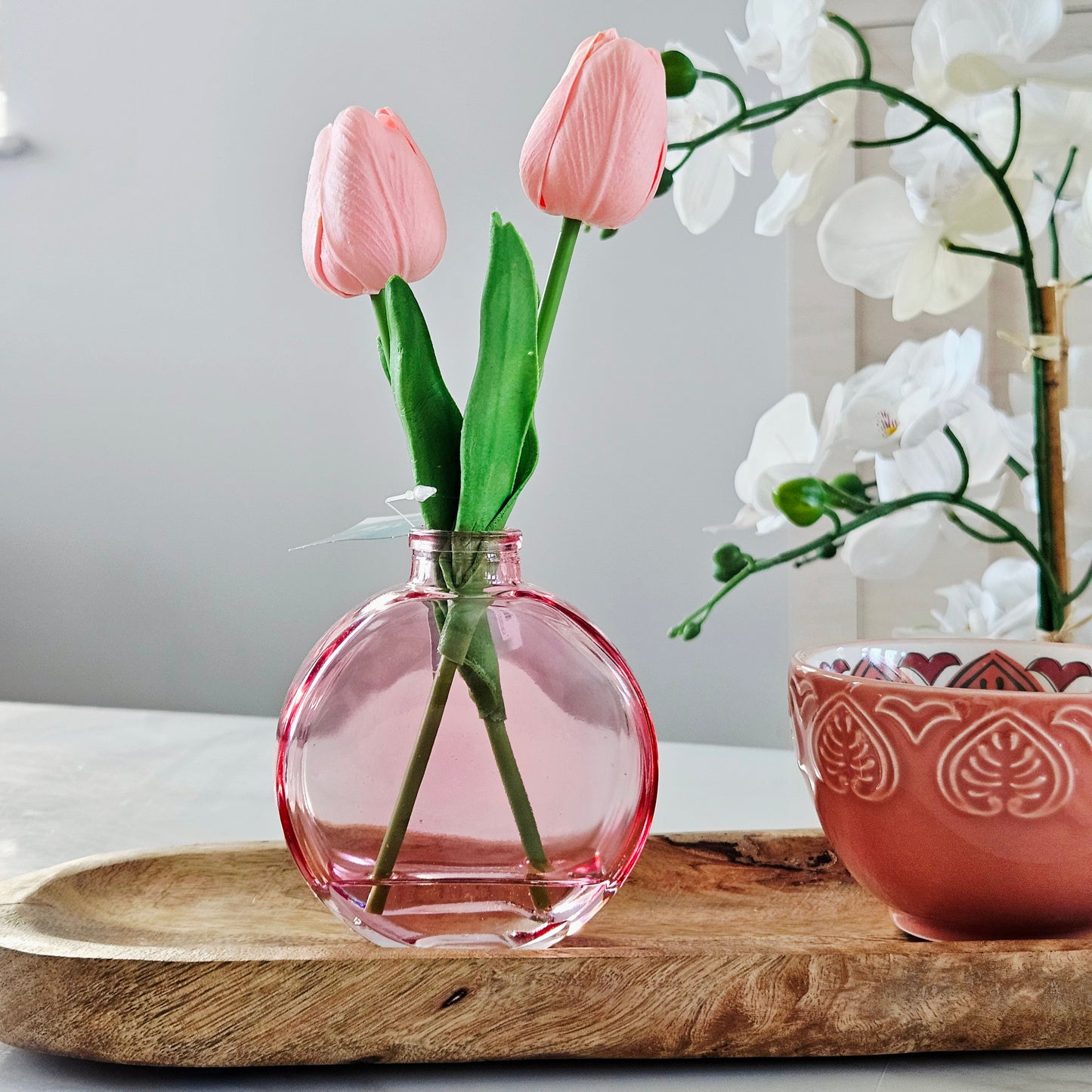 Tulips In Glass Vase Options