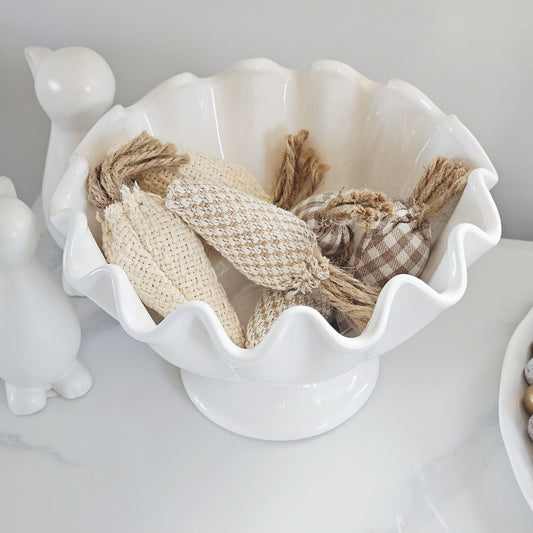 fabric carrots set of 6 in 3 different designs 10cm