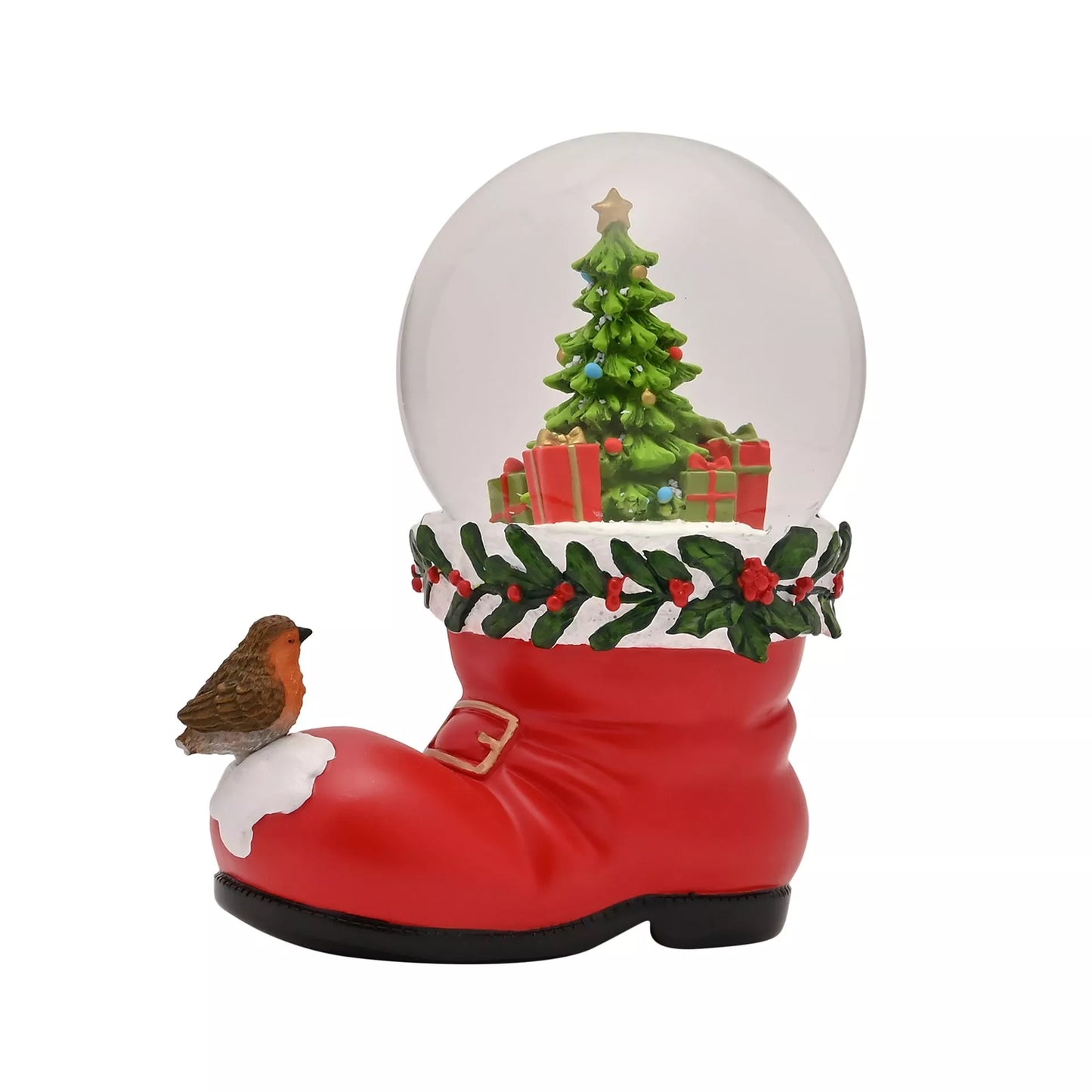 Santa Boot Snow Globe