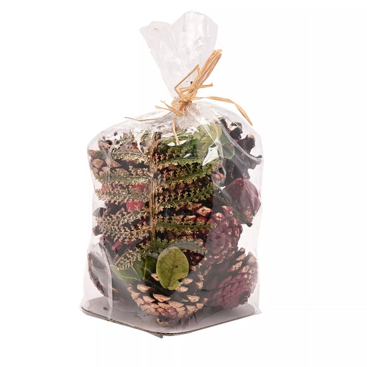 regal tiding bag of plum and gold foliage