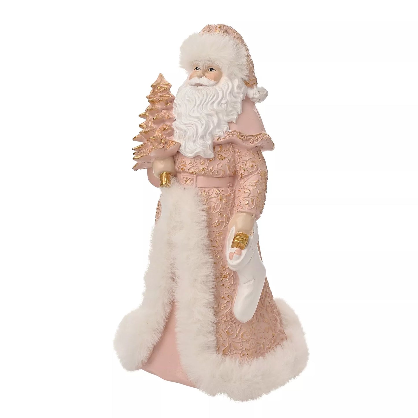 Pink Santa Claus Ornament
