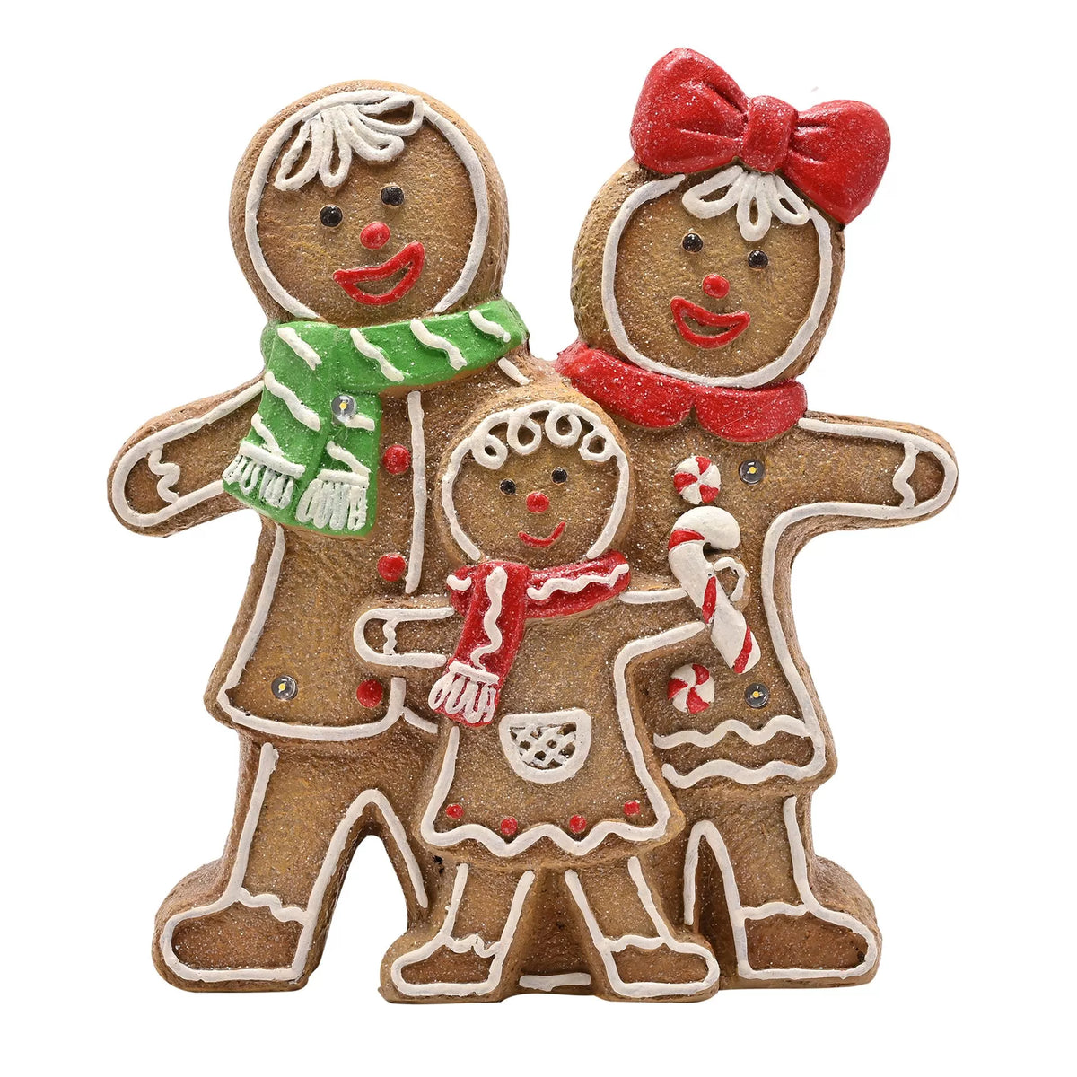 anta and Friends LED Gingerbread Family Christmas decoration