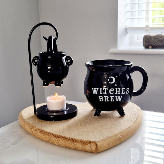 hanging cauldron oil burner and wax warmer 