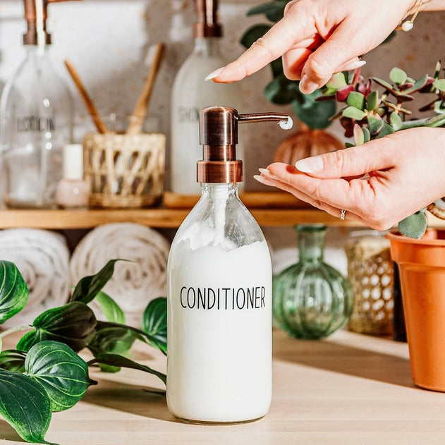 Conditioner Refillable Bottle With Pump